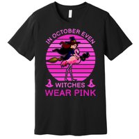 In October Even Witches Wear Pink Premium T-Shirt