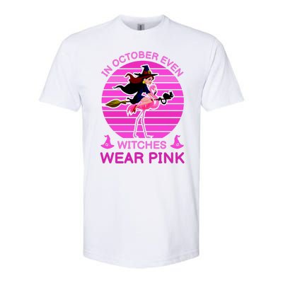 In October Even Witches Wear Pink Softstyle® CVC T-Shirt