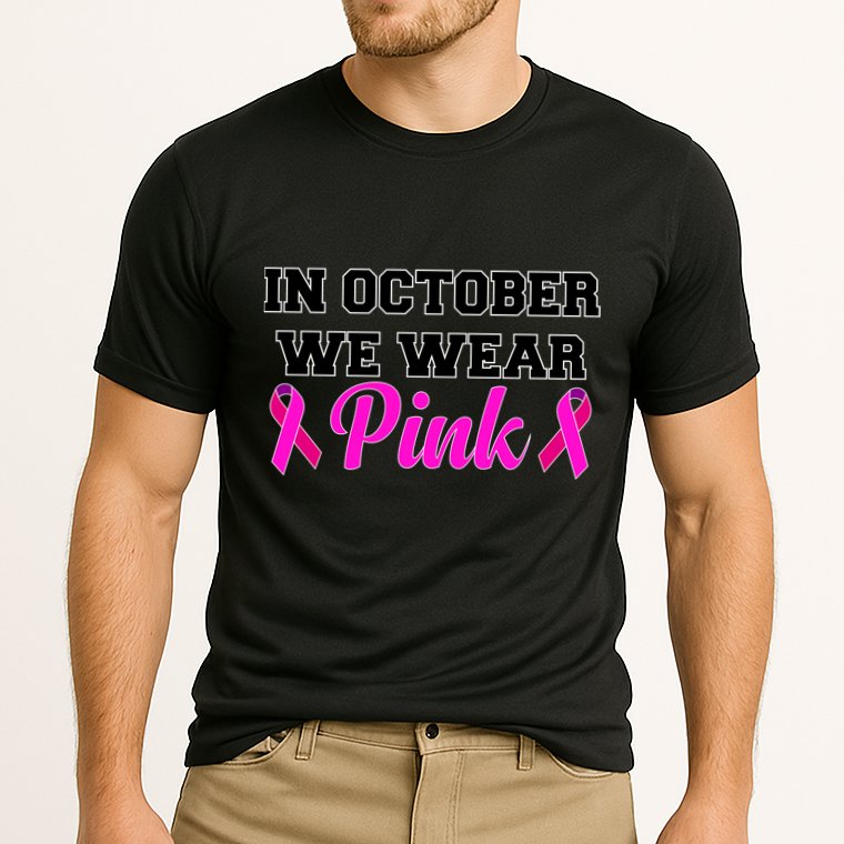 In October We Wear Pink Cooling Performance Crew T-Shirt