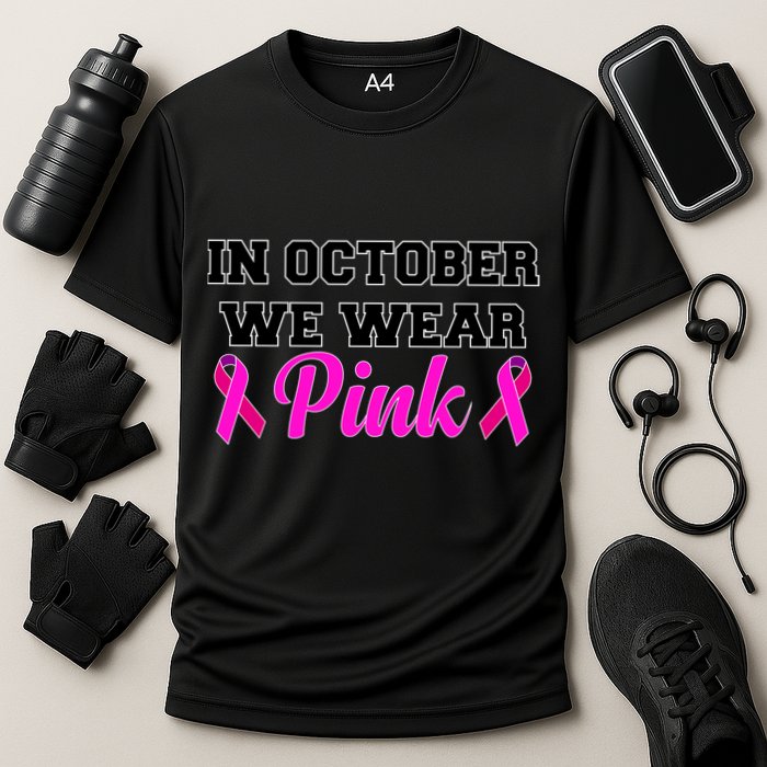 In October We Wear Pink Cooling Performance Crew T-Shirt