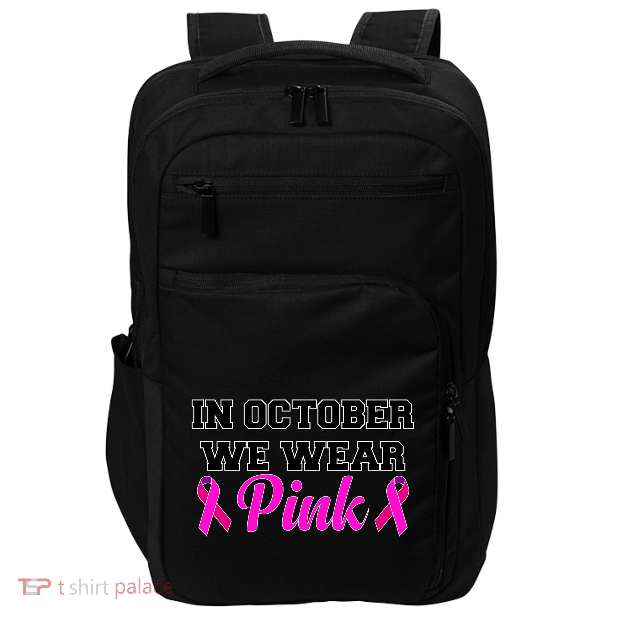 In October We Wear Pink Impact Tech Backpack