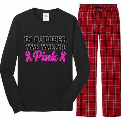 In October We Wear Pink Long Sleeve Pajama Set