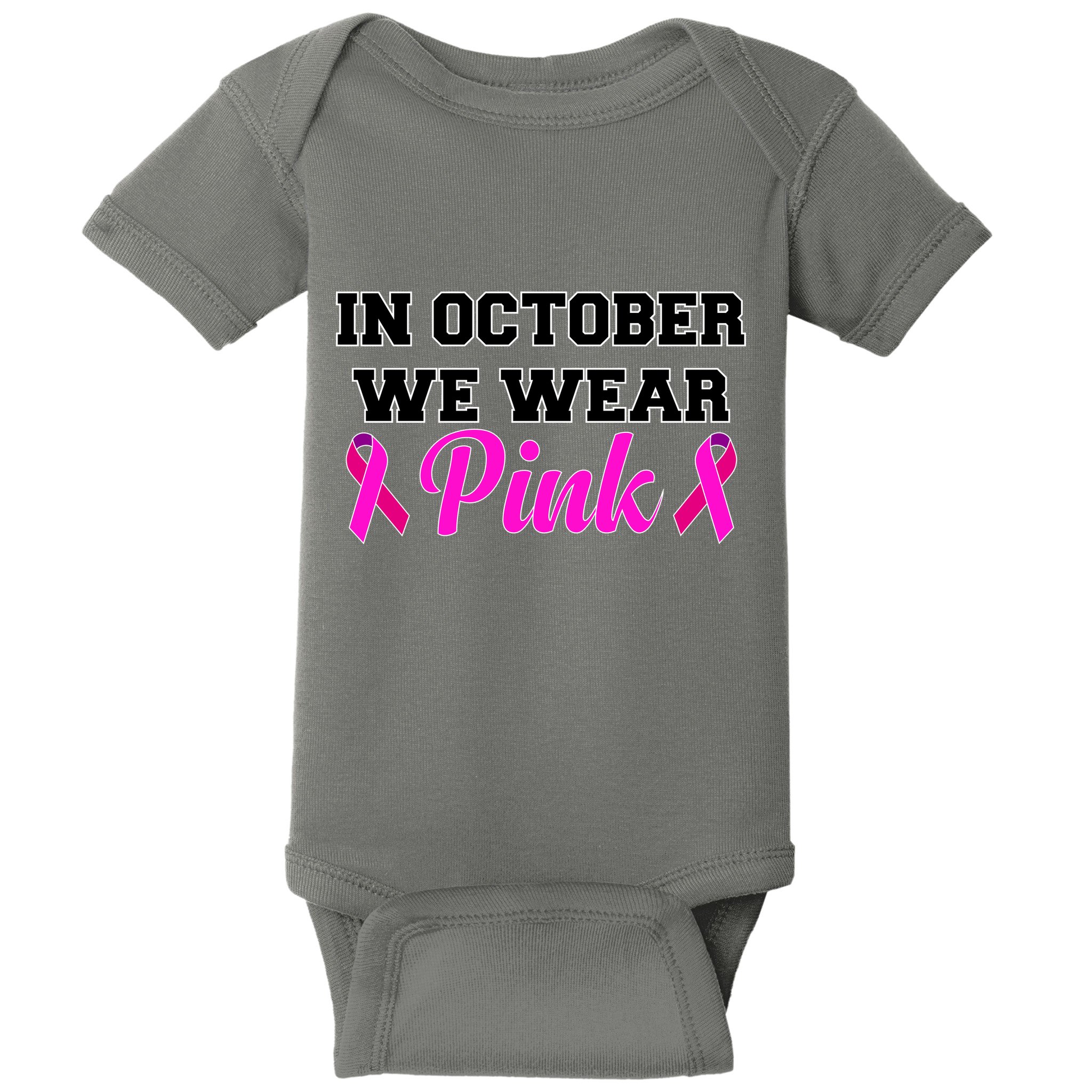 In October We Wear Pink Baby Bodysuit
