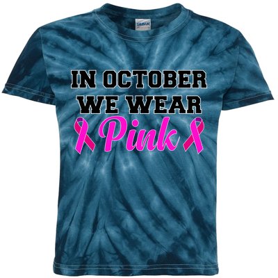 In October We Wear Pink Kids Tie-Dye T-Shirt