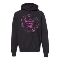 In October We Wear Pink Breast Cancer Premium Hoodie