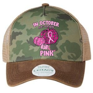 In October We Wear Pink Breast Cancer Awareness Legacy Tie Dye Trucker Hat