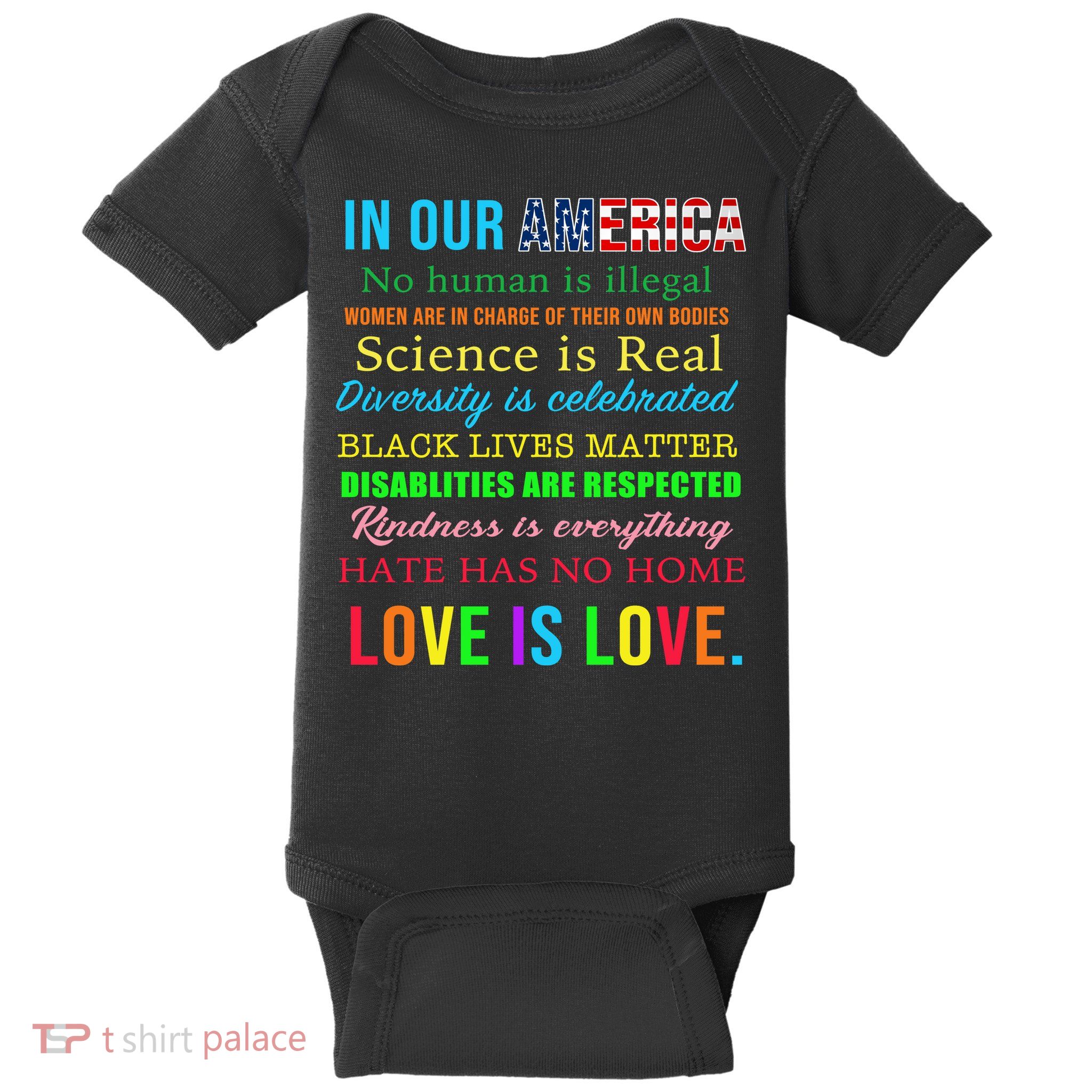 In Our America We Are Equal Baby Bodysuit