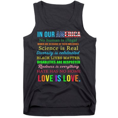 In Our America We Are Equal Tank Top