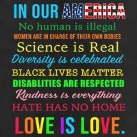 In Our America We Are Equal Golf Towel