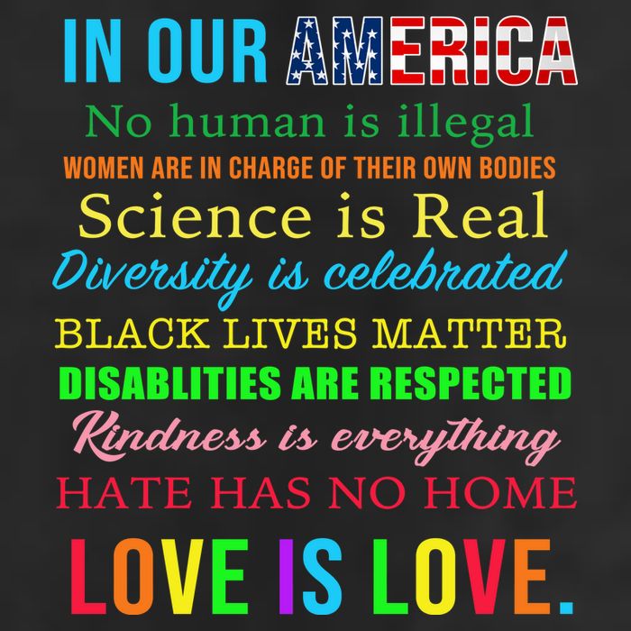 In Our America We Are Equal Golf Towel