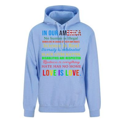 In Our America We Are Equal Unisex Surf Hoodie