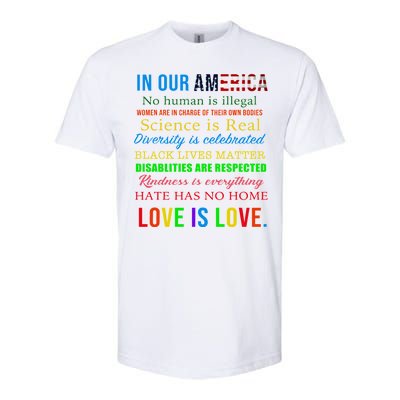 In Our America We Are Equal Softstyle CVC T-Shirt