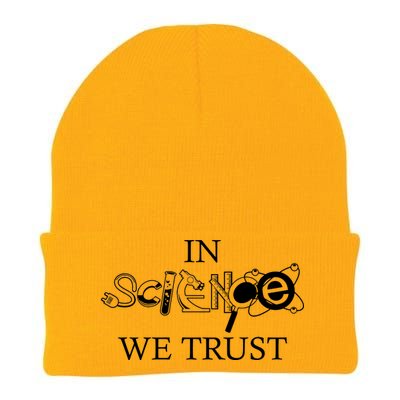 In Science We Trust Cool Science Logos Knit Cap Winter Beanie