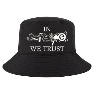 In Science We Trust Cool Science Logos Cool Comfort Performance Bucket Hat