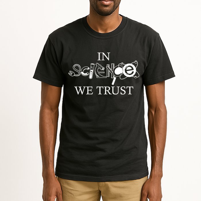 In Science We Trust Cool Science Logos Tall T-Shirt
