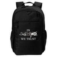 In Science We Trust Cool Science Logos Backpack