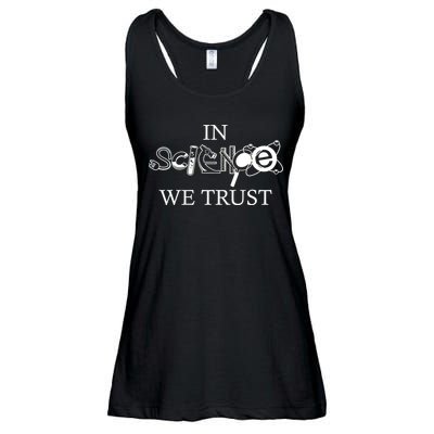 In Science We Trust Cool Science Logos Ladies Essential Flowy Tank