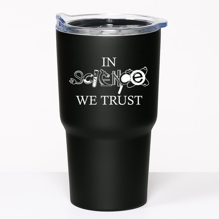 In Science We Trust Cool Science Logos Tumbler