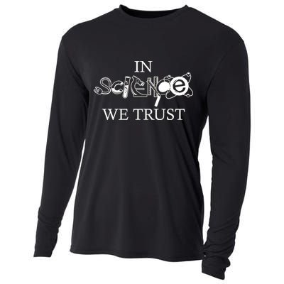 In Science We Trust Cool Science Logos Cooling Performance Long Sleeve Crew