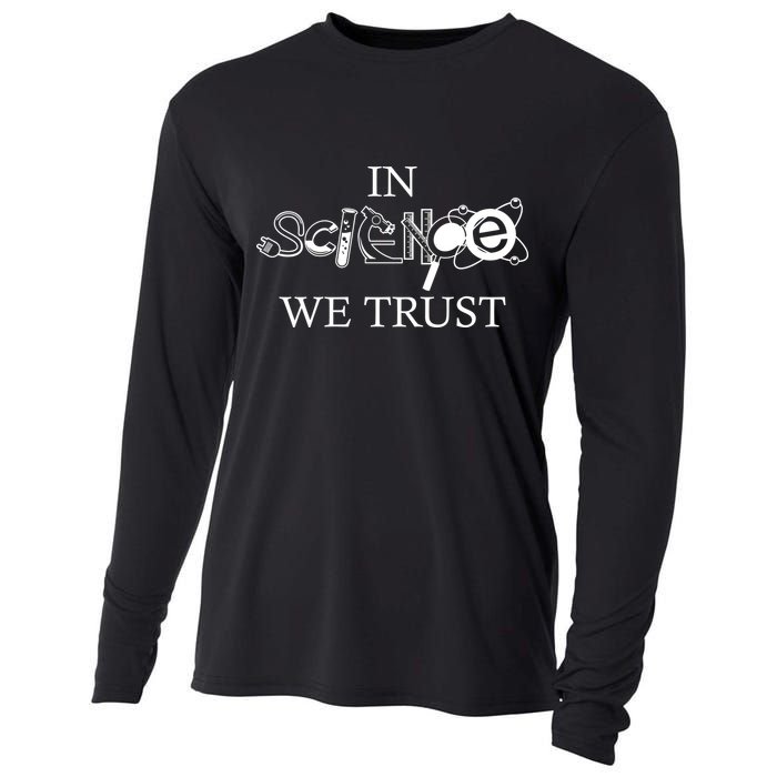 In Science We Trust Cool Science Logos Cooling Performance Long Sleeve Crew