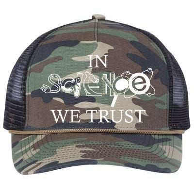 In Science We Trust Cool Science Logos Retro Rope Trucker Hat Cap