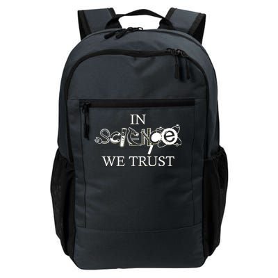 In Science We Trust Cool Science Logos Daily Commute Backpack