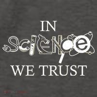 In Science We Trust Cool Science Logos Vector Backpack