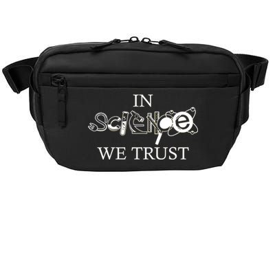 In Science We Trust Cool Science Logos Crossbody Pack