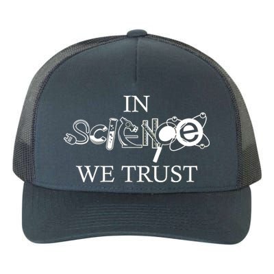 In Science We Trust Cool Science Logos Yupoong Adult 5-Panel Trucker Hat