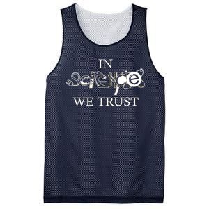 In Science We Trust Cool Science Logos Mesh Reversible Basketball Jersey Tank