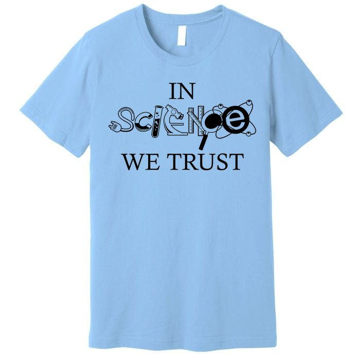 In Science We Trust Cool Science Logos Premium T-Shirt