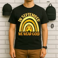 In September We Wear Gold Childhood Cancer Awareness T-Shirt