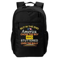 In The End America Chose The Boy Who Stuttered Over The Bully Backpack