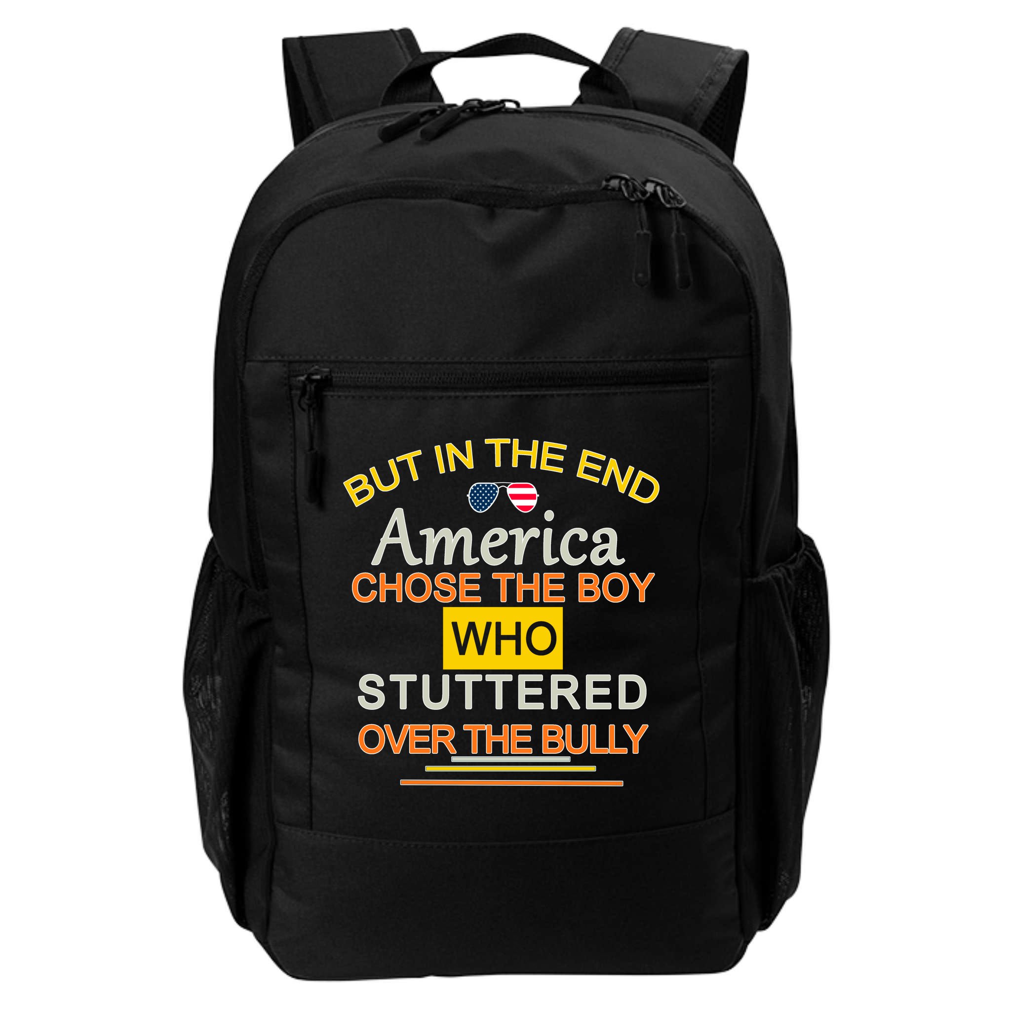 In The End America Chose The Boy Who Stuttered Over The Bully Backpack