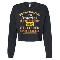 In The End America Chose The Boy Who Stuttered Over The Bully Cropped Pullover Crew