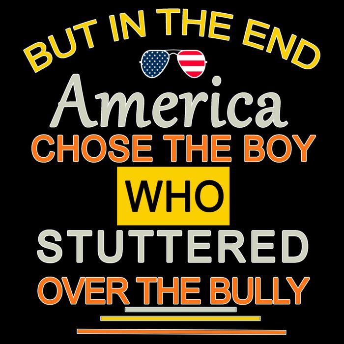 In The End America Chose The Boy Who Stuttered Over The Bully Wool Snapback Cap