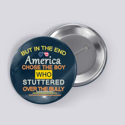 In The End America Chose The Boy Who Stuttered Over The Bully Button