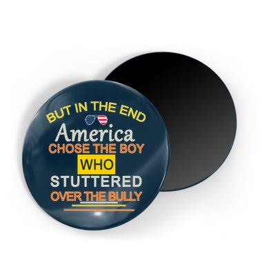 In The End America Chose The Boy Who Stuttered Over The Bully Magnet