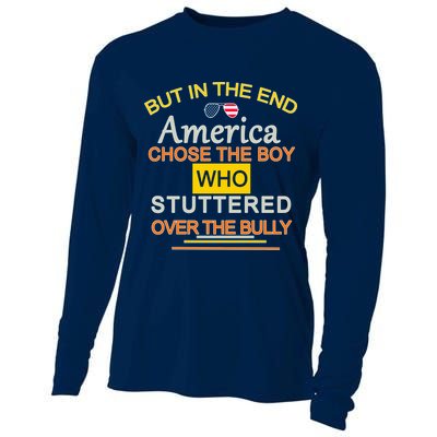 In The End America Chose The Boy Who Stuttered Over The Bully Cooling Performance Long Sleeve Crew