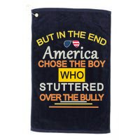 In The End America Chose The Boy Who Stuttered Over The Bully Golf Towel