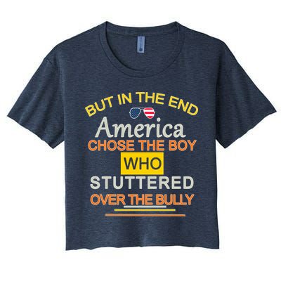 In The End America Chose The Boy Who Stuttered Over The Bully Crop Top