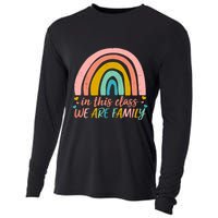 In This Class We Are Family Cute Painted Rainbow Cooling Performance Long Sleeve Crew
