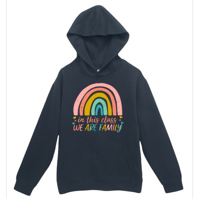 In This Class We Are Family Cute Painted Rainbow Urban Pullover Hoodie