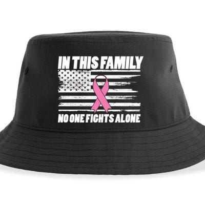 In This Family No One Fights Alone Sustainable Bucket Hat