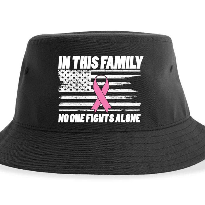 In This Family No One Fights Alone Sustainable Bucket Hat