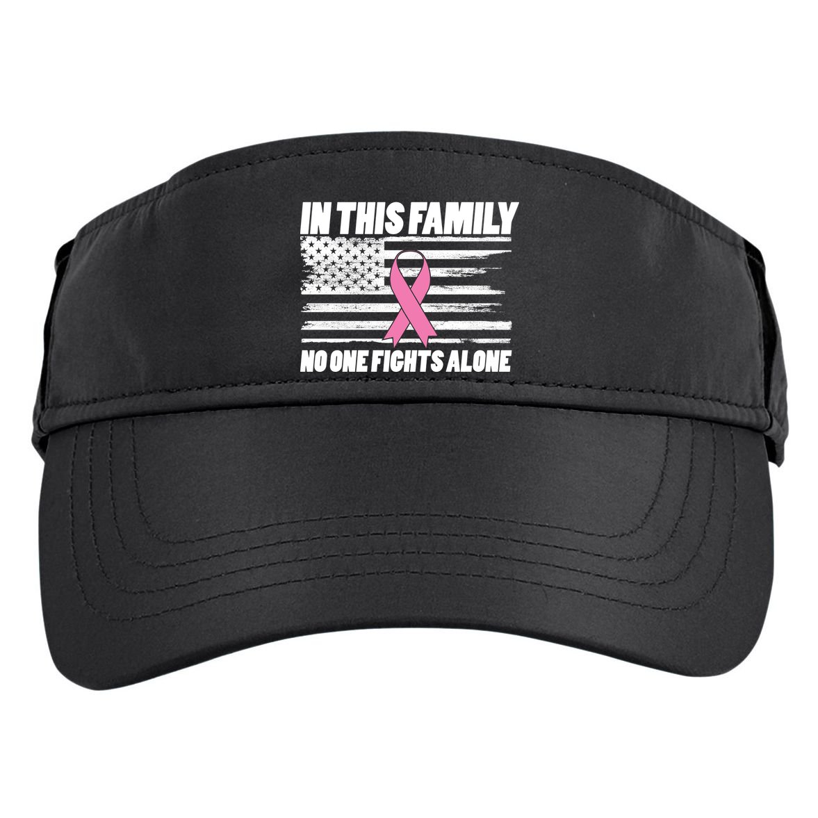 In This Family No One Fights Alone Adult Drive Performance Visor
