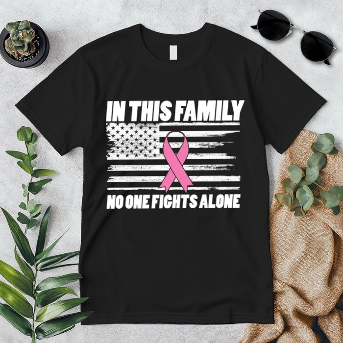 In This Family No One Fights Alone Premium T-Shirt