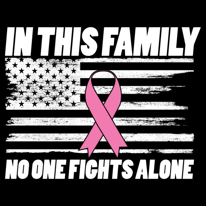 In This Family No One Fights Alone Premium T-Shirt