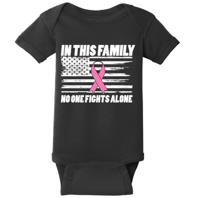 In This Family No One Fights Alone Baby Bodysuit