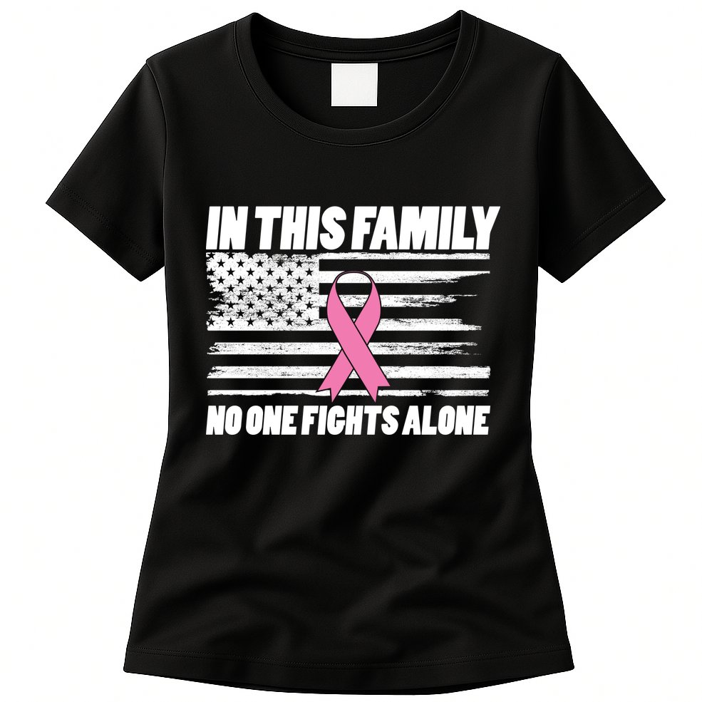 In This Family No One Fights Alone Womens T-Shirt